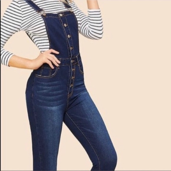 LOVE TREE Denim Overalls - Picture 9 of 9